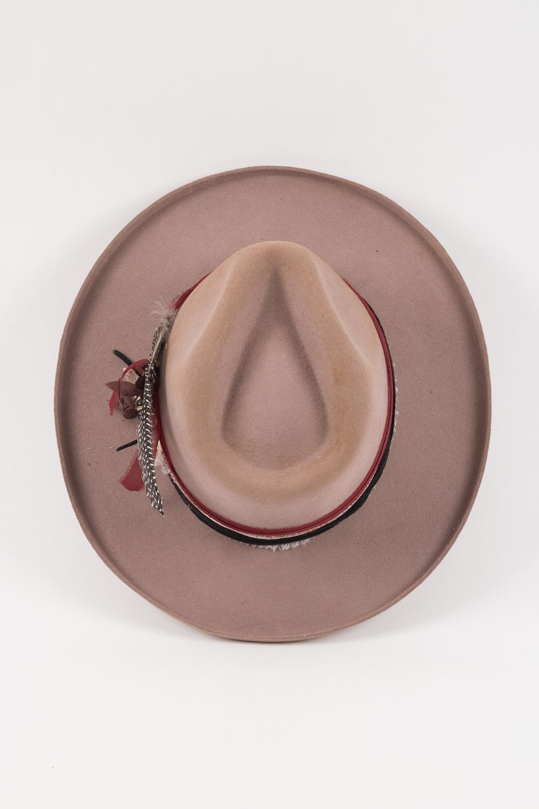 The Marlowe - Fawn pencil brim distressed