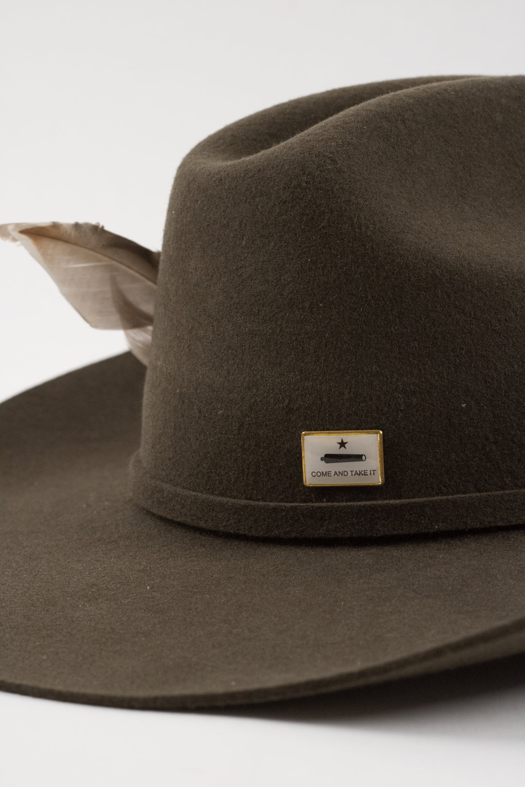 The Juniper - Mustang Cowboy Hat - Olive Distressed