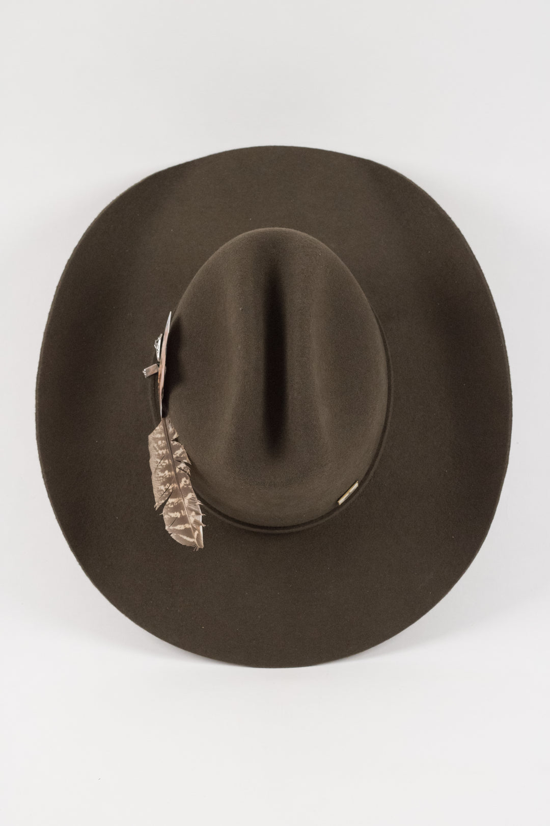 The Juniper - Mustang Cowboy Hat - Olive Distressed